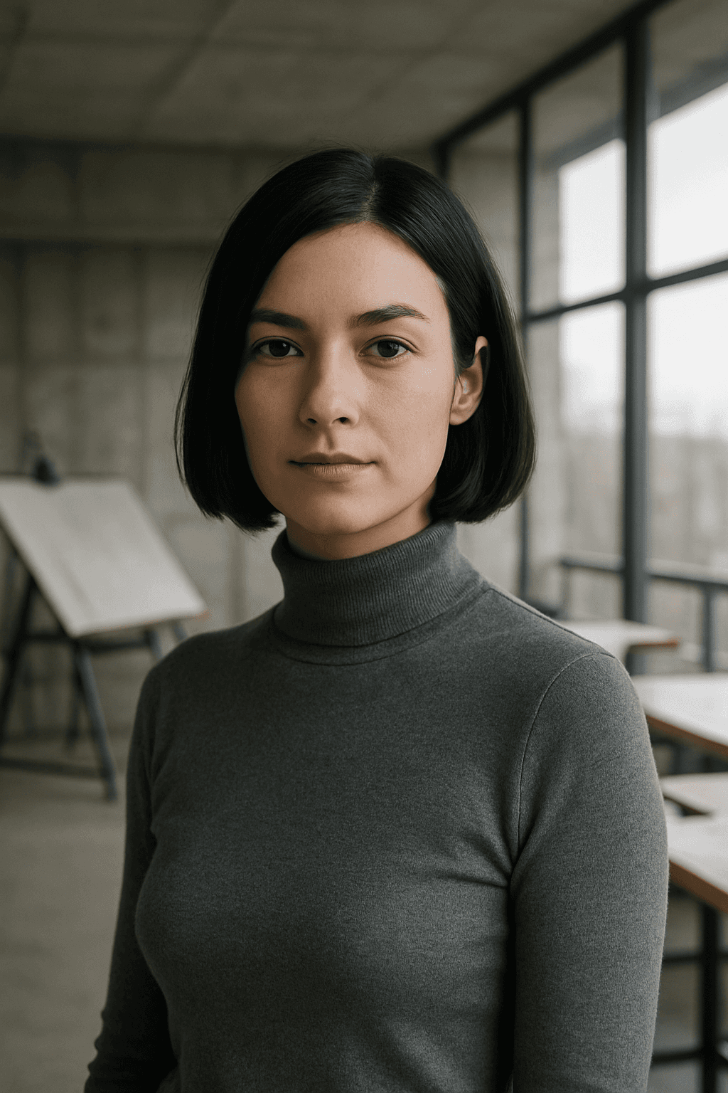 Nadia — AI companion, An architect who sketches strangers on the tram.